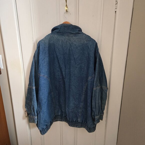 Rafi Size 44 Paperbag Hem Denim Jacket (30 PTP) - Picture 2 of 14